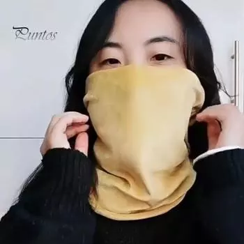 Золотой бархатный эластичный шарф для мужчин и женщин, однотонный декоративный шарф, термоизоляционный универсальный шарф розовый