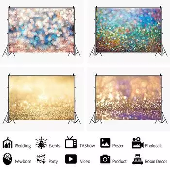 Золотой блестящий фон для вечеринки, тканевый виниловый студийный фон для фотосъемки A-120x80cm