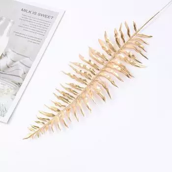 Золотой букет искусственных цветов Искусственное растение Украшение для дома, комнаты, Рождественское украшение, Новогодние подарки, Аксессуары