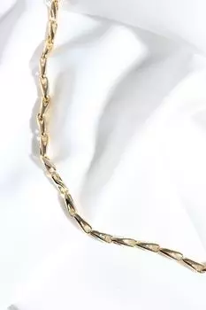 Золотой цвет Цветное литье Позолоченная цепочка с защитой от потускнения