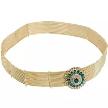 Золотой цвет кристалл металлический пояс для женщин пояс свадебные украшения халат цепочка на талию 2023 красный