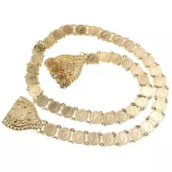 Золотой цвет шикарная цепочка на талию халат украшения для тела подарок невесты регулируемая длина жёлтый