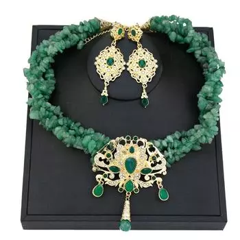 Золотой цвет свадебных украшений, брошь, серьги, набор для женщин, розовый, синий, хрустальные свадебные аксессуары синий