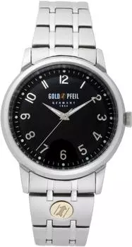 [Золотой файл] Часы G21001SB подлинные импортные серебряные