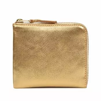ЗОЛОТОЙ И СЕРЕБРЯНЫЙ КОШЕЛЕК COMME des GARCONS Кошелек COMME des GARCONS Мини-кошелек на молнии Натуральная кожа Золото SA3100G L-образный [предмет]
