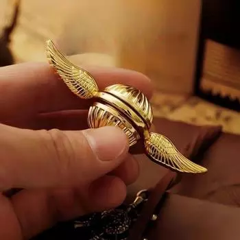 Золотой кончик пальца, металлические серебряные крылья, золотой шар, таинственный подарок, украшение для дома, украшение интерьера