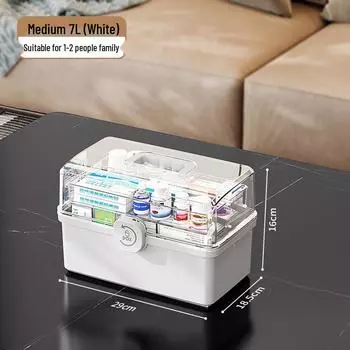 Золотой кот Семейная аптечка - Большая, многослойное хранение для дома.