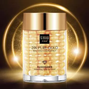 Золотой крем для глаз с коллагеном Hydra, увлажняющий гель для глаз, удаление мешков под глазами, против отечности, темных кругов, удаление морщин, уход золотой