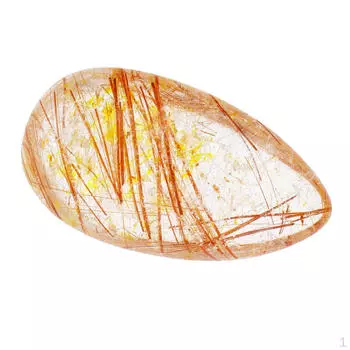 Золотой кулон из рутилированного кварца для изготовления ювелирных изделий своими руками, креативный подарок