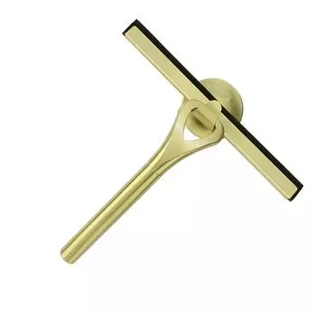 Золотой легкий в использовании скребок для душа из нержавеющей стали для эффективной очистки скребок из нержавеющей стали легкий