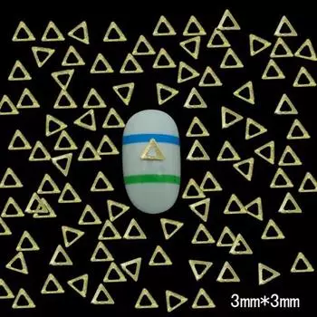 Золотой металлический наконечник для дизайна ногтей, наклейка в форме наклейки, DIY дизайн маникюра, украшение, колесо золотой