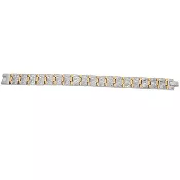 Золотой мужской браслет модный магнит цепочка на руку нержавеющая сталь обезболивающее запястье ювелирные изделия