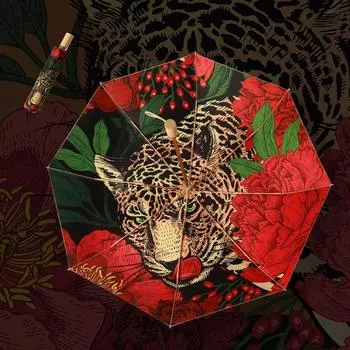 Золотой полюс, золотая рамка, защита от солнца, зонт двойного назначения для солнечных и дождливых дней, подходят деловые подарки