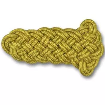 Золотой шелк сияющий] Эполеты ручной работы с кисточками Эполеты почетного караула ленточные Эполеты из золотой шелковой нити Эполеты ручной работы для выступлений