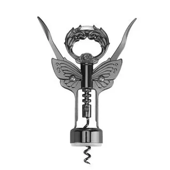 Золотой штопор для вина и пива с ножом для фольги, бесплатная доставка, открывалка для бутылок в форме бабочки, бита, штопор для вина, покрытый бронзой, уровень, пробка, тянуть бронзовый