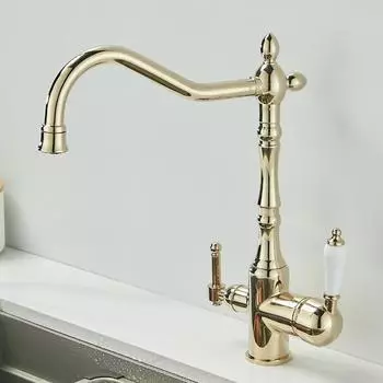 Золотой смеситель для раковины Tuqiu с прямым поливом, черный смеситель для раковины, старинный кран для горячей и холодной воды, смеситель для раковины Salle De