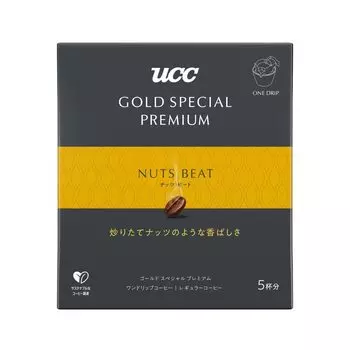 ЗОЛОТОЙ СПЕЦИАЛЬНЫЙ ПРЕМИУМ (Золотой Специальный Премиум) UCC GOLD SPECIAL PREMIUM Drip Coffee Nut Beat 5 чашек