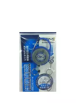 Золотой средний штифт на катушке синего цвета