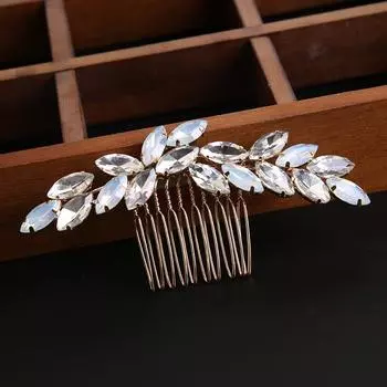 Золотой жемчужный диск для волос со стразами, гребень для волос, свадебный венец, головной убор, цветочный гребень для волос, аксессуары для свадебных аксессуаров