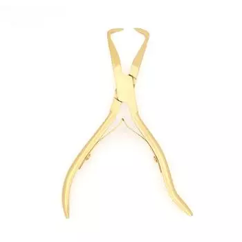 Золотые 1 шт., плоскогубцы для наращивания волос из нержавеющей стали, щипцы для удаления микрозвеньев, кольцо для открывания бусин, инструмент для наращивания волос