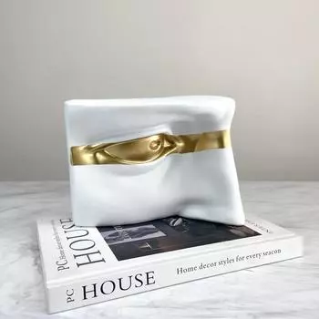 Золотые черты лица, белые украшения для глаз, современная модель окна гостиной, офис продаж, декоративный нос