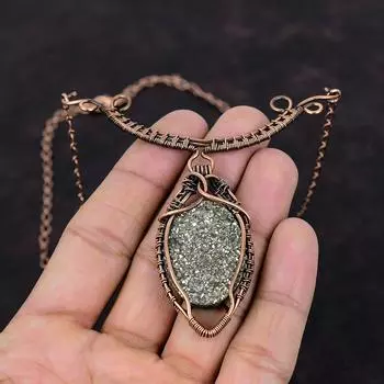 Золотые друзы ожерелье медная проволока обернутая регулируемое ожерелье драгоценный камень медные украшения ожерелье ручной работы проволока обернутая ювелирные изделия подарок для невесты