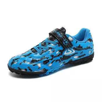 Золотые футбольные бутсы Chelsea для мальчиков и девочек, тренировочные бутсы для студентов, спортивные бутсы без шнуровки, сломанный гвоздь 28