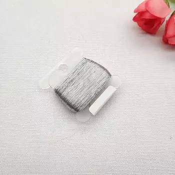 Золотые и серебряные нити вышивка крестиком своими руками аксессуары для одежды ручной работы 100 meters/piece