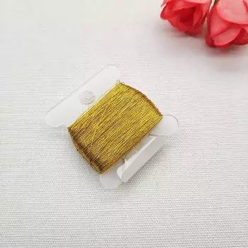 Золотые и серебряные нити вышивка крестиком своими руками аксессуары для одежды ручной работы 100 meters/piece