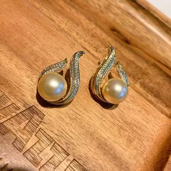 Золотые игольчатые светло-желтые серьги-бусины Fritillary, украшения для свадебного ужина, аксессуары для вечеринки