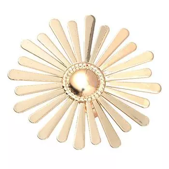 Золотые кольца с подсолнухами для женщин, большие регулируемые кольца с цветами, праздничные украшения для вечеринок