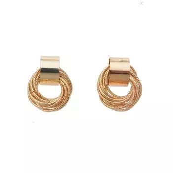 Золотые кольца Серьги