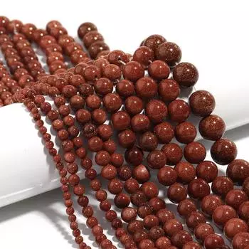 Золотые песчаники, свободные круглые бусины 4, 6, 8, 10, 12 мм, очаровательные бусины для изготовления ювелирных изделий, браслет-подвеска Dia 4mm