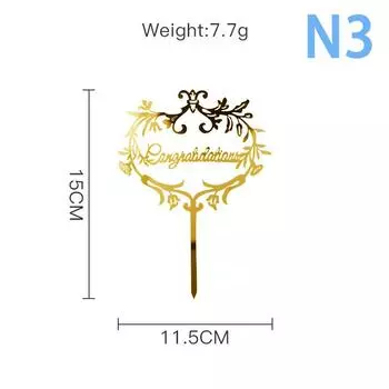 Золотые поздравления, вы сделали это. Украшение для выпускного торта. Праздничные украшения. Товары для вечеринок. Принадлежности для выпечки.