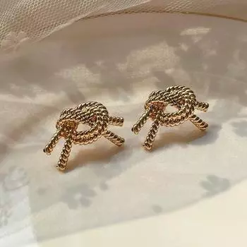 Золотые серьги без пирсинга, серьги-клипсы для женщин, украшения для ушей