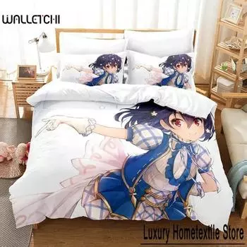 Zombie Land Saga Bedding Set Single Twin Full Queen King Size Bed Set Adult Kid Bedroom Duvet cover Sets 3D Print bed sheet set 70x133cm 2pcs