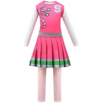 Zombies Disney Halloween 2 Cosplay Cheerleader Party Fancy Dress Up Costume 110cm