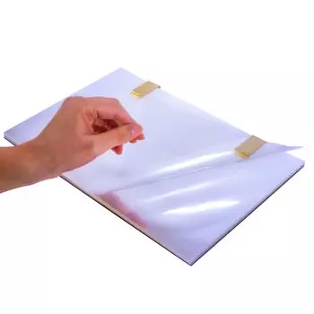 ZOMS 200 x 300 мм Толщина 50 микрон 200 использований Основная черная одноразовая разделочная доска sheet it Кемпинг Мобильная разделочная доска Не требует чистки Резка чёрный