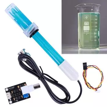 Зонд с разъемом BNC, датчик PH-электрода 0-14 PH с датчиком, разъем BNC для лабораторного эксперимента, анализатор воды в бассейне, измеритель pH