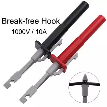 Зонды для прокалывания изоляции с зажимом для проверки безопасности для диагностического инструмента обнаружения автомобильной цепи чёрный