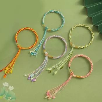 Zongzi кулон плетеный ручной веревки китайский стиль цветной счастливый браслет женщины дети Style3