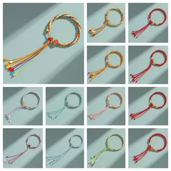 Zongzi Pendent Braided Hand Ropes Bring Wealth Health Lucky Colored Lucky Bracelet Lovers Style4