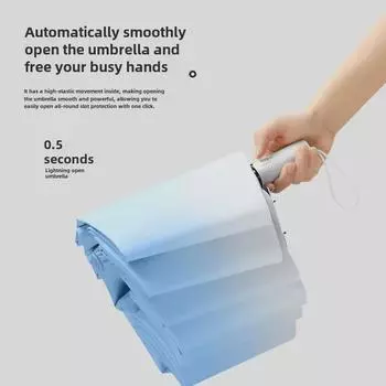 Зонт автоматический Gradient Sun & Rain с защитой от ультрафиолета для мужчин и женщин