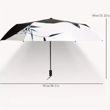 Зонт автоматический, полностью автоматический, зонт от дождя, простое и персонализированное творчество, солнечный зонт, солнцезащитный зонт