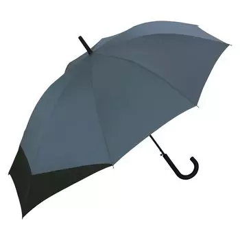 Зонт Back Protect Blue Gray x Black Long Zone подходит для прыжков в солнечную или дождливую погоду, длительных поездок на работу в WPC. [Рюкзак не намокает] Мужчины, Дни,
