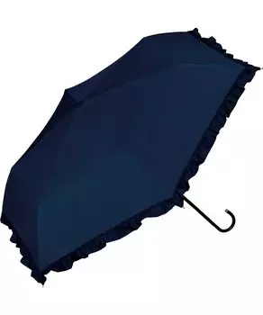Зонт Blackout Classic Frill Mini Navy 50 см Полностью затемняющий УФ-защитный складной зонт для солнечной или дождливой погоды [2022] Wpc. 100% Женщины 801-134