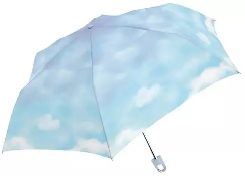 Зонт Cracks Long Umbrella 55 см, молочный тон, складной зонт, дневной свет 111242