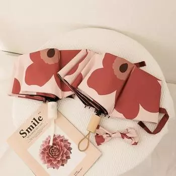 Зонт-цветок, складной, полностью от дождя и солнца, двойного назначения, для студентов мужского и женского пола, автоматическая корейская версия, солнцезащитный