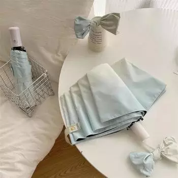 Зонт детский зонтик Студенческий зонт от солнца с защитой от ультрафиолета Милая женщина мини умный