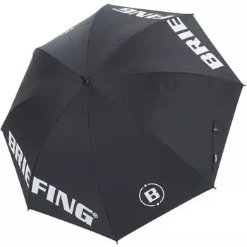 Зонт для гольфа BRIEFING с карбоновым стержнем 2, длинный зонт 70 см BRG243G23 ЧЕРНЫЙ [BRIEFING]